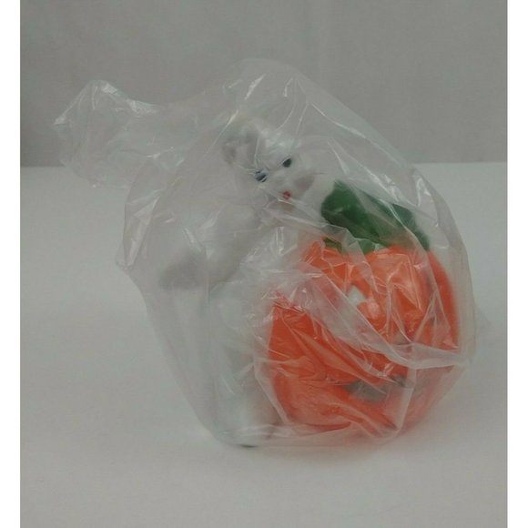 Vtg Robert Alan Candle Company 5" Tall Ghost Votive Lamp In Original Box #80023 - Picture 5 of 11